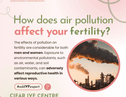 How does air pollution affect your fertility?