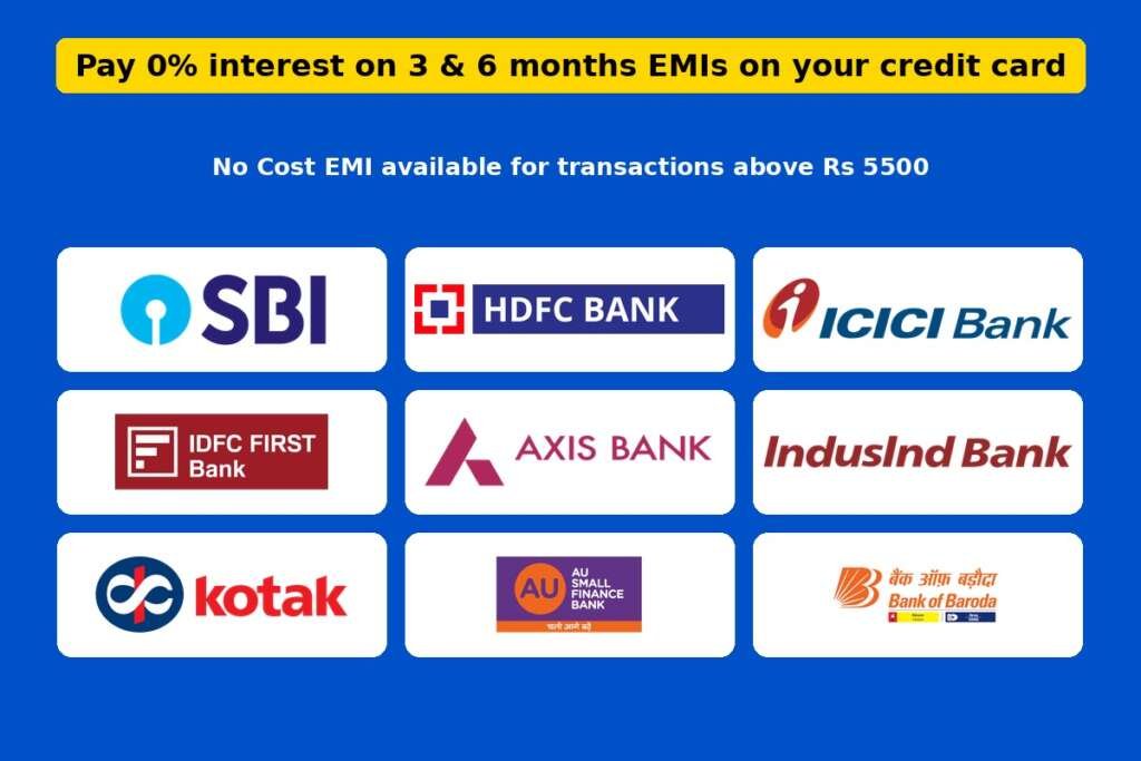 NO COST EMI OPTION FOR PATIENT