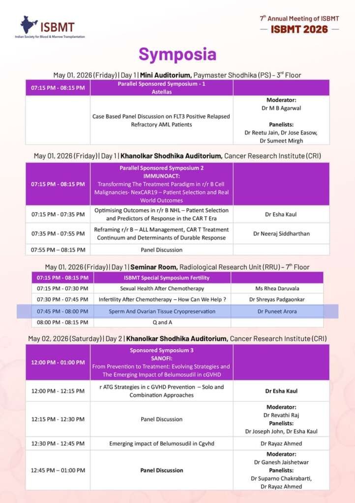 IVF Webinar and Events 4 ISBMT 2026 Program Book 20