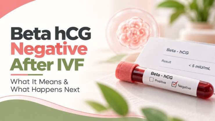 Beta-hCG Negative after IVF: What Does It Mean and What Happens Next?