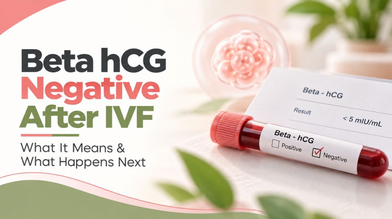 Beta-hCG Negative after IVF: What Does It Mean and What Happens Next?